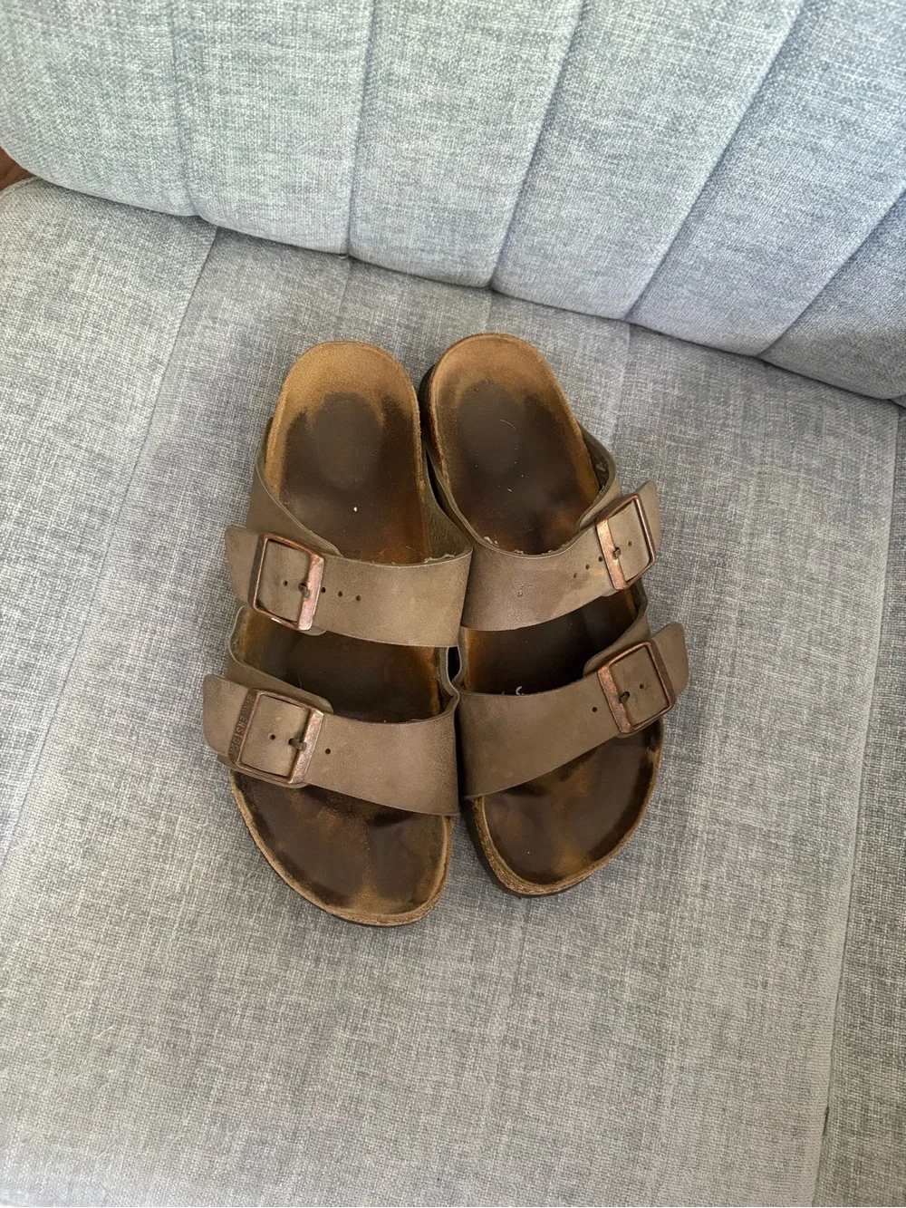 Birkenstock Two-Strap Sandals in Brown